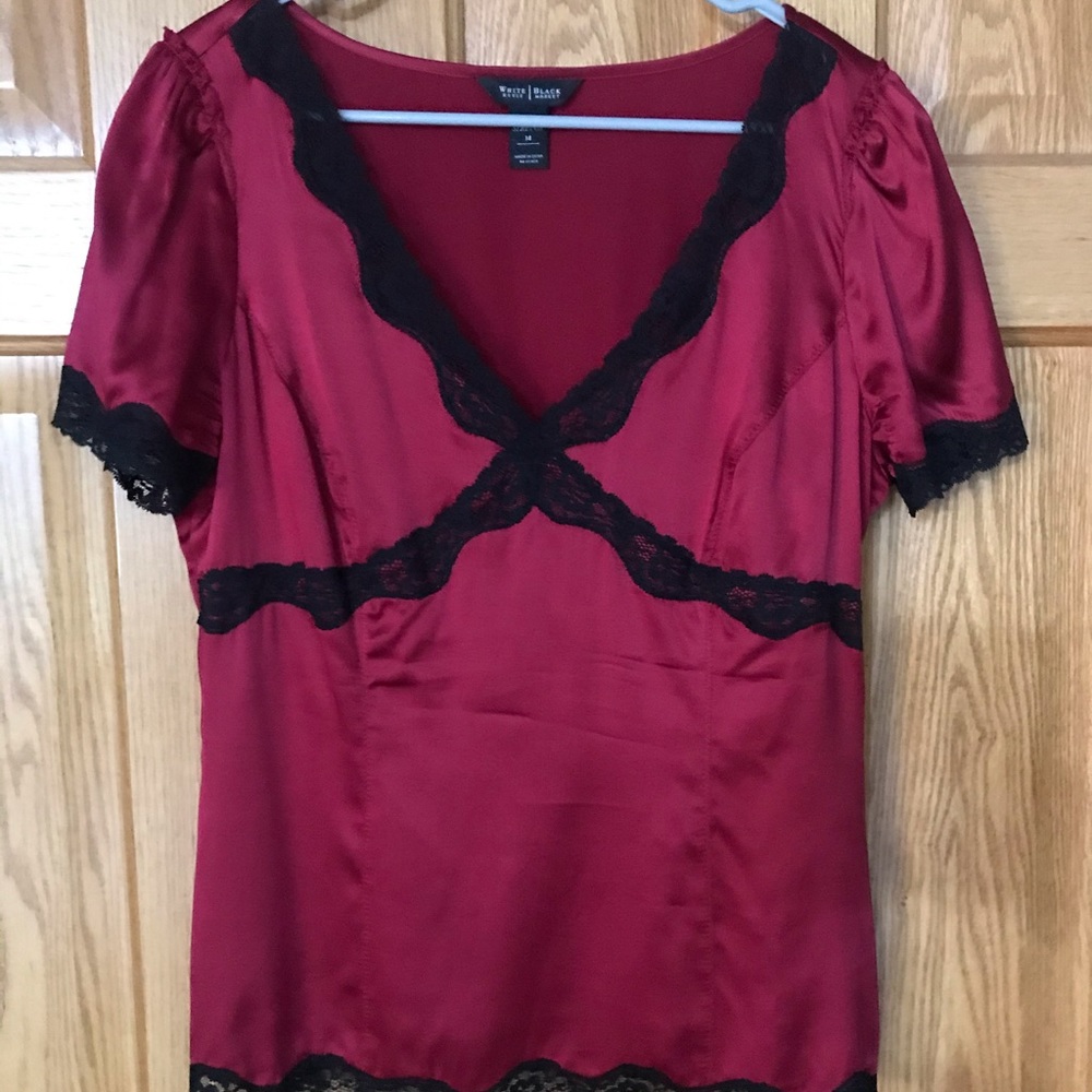 V-neck blouse